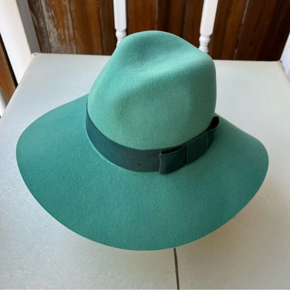 Brixton Teal Wide-Brim Hat (7 1/4)